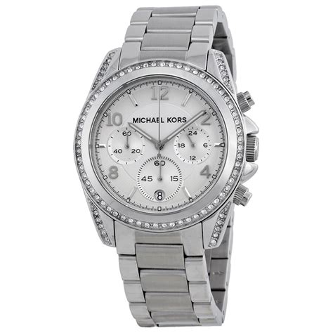 michael kors watch mk5165|michael kors chronograph white crystal.